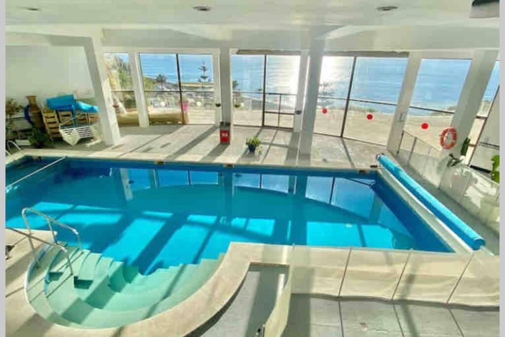Amazing Frontline Sea Views Studio Apartment Castillo Del Vigia Torremolinos Extérieur photo